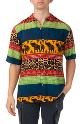 MAGLIA CAMICIA UOMO  ANIMALIER
